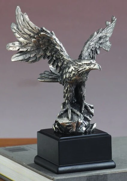 American Pewter Eagle Award Statue – 7.5" High - Image 2