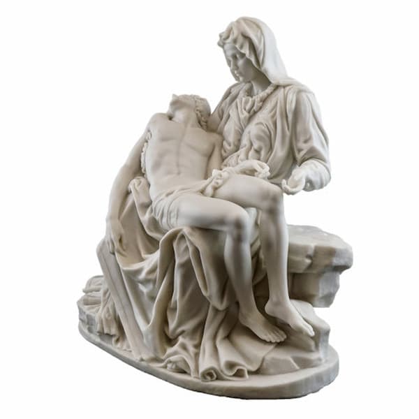 Pieta By Michelangelo Statue 10" H Replica - Image 2