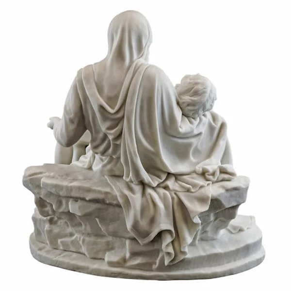 Pieta By Michelangelo Statue 10" H Replica - Image 3