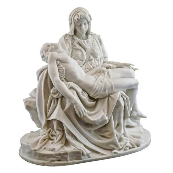 Pieta By Michelangelo Statue 10" H Replica - Image 4