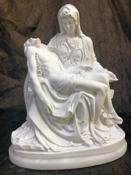 Pieta By Michelangelo 9" High - Image 2