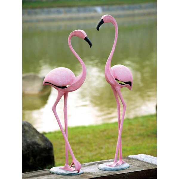 Pink Flamingo Pair