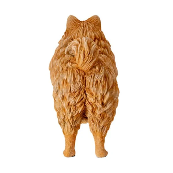 Pomeranian Dog Figurine Sculpture - Image 2
