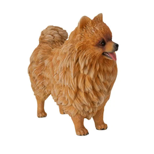Pomeranian Dog Figurine Sculpture - Image 4
