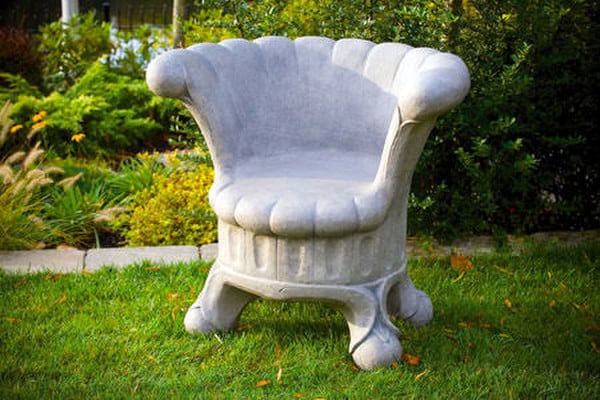 Posh Sculptural Garden Chair 33.5" High