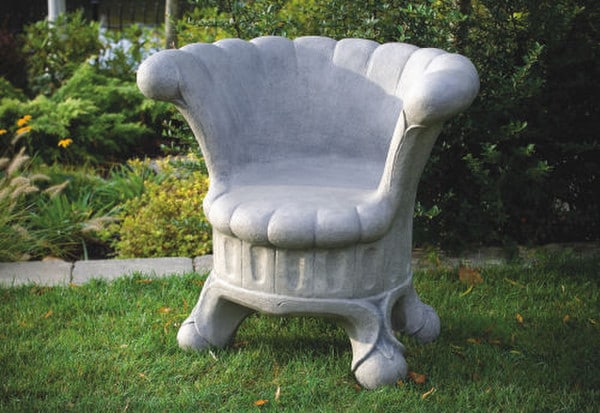 Posh Sculptural Garden Chair 33.5" High - Image 2