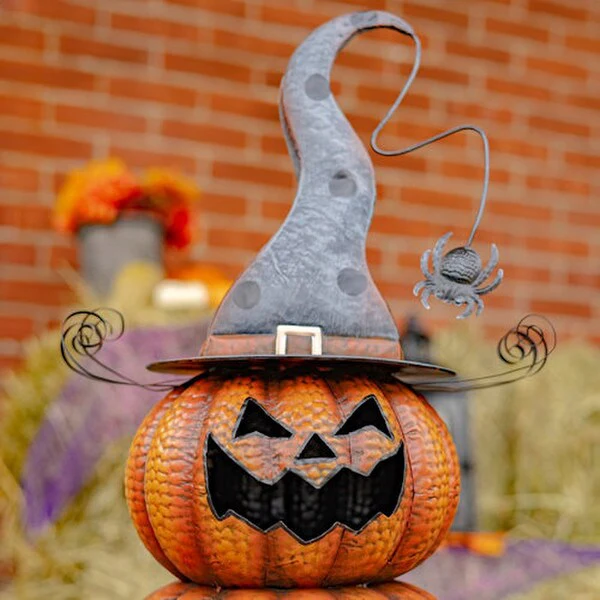 Pumpkins Jack-O-Lantern Totem Decoration - Image 3