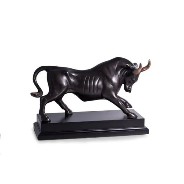 Raging Bull Bear Quality Brass Statue