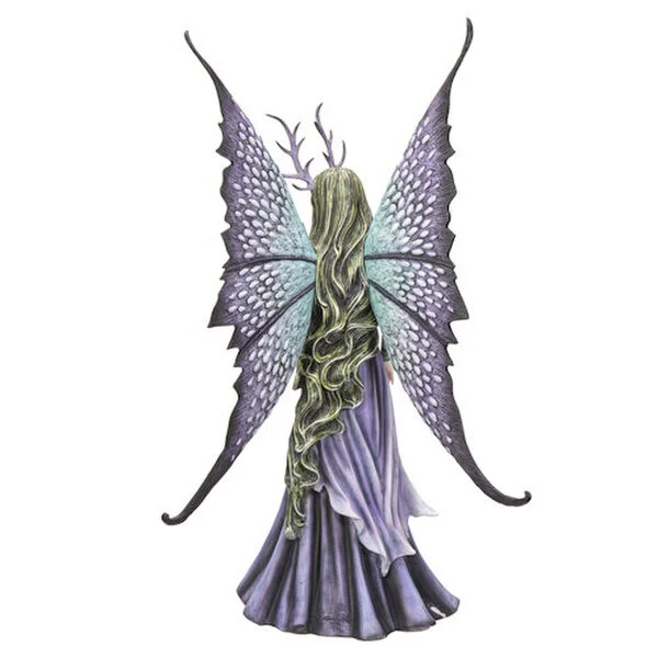 Raven Secrets Fairy with Antlers Statue - Image 2