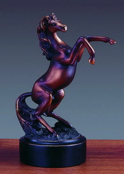 Rearing Horse Sculpture Statue 7" High