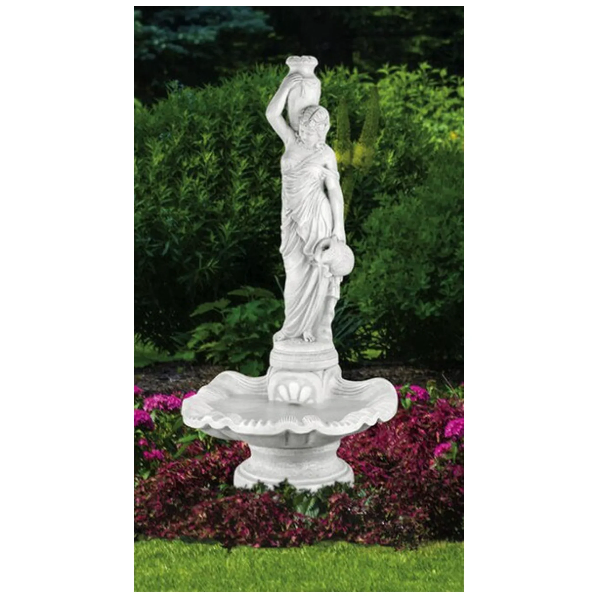 Rebecca At Well Garden Fountain 3pc 78" High