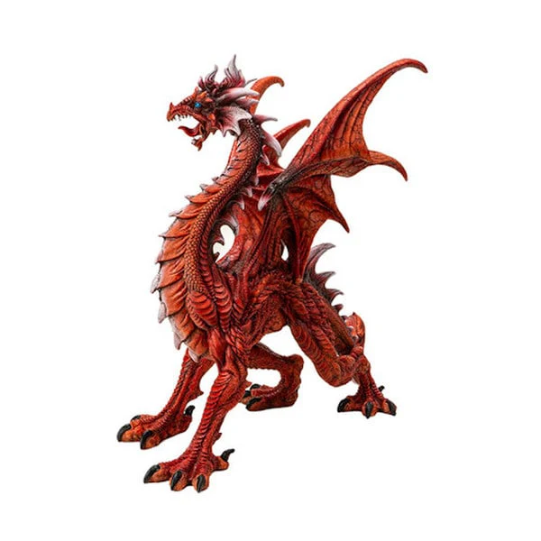 Red Dragon Sculpture Shadow-fire Sentinel - Image 5
