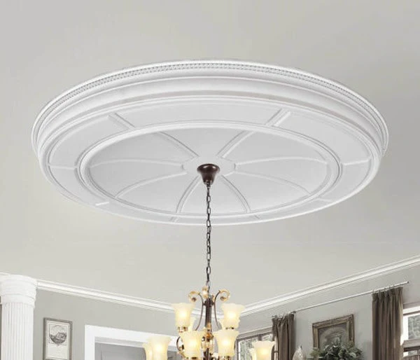Refined Large Round Ceiling Medallion  71.5 - Image 2