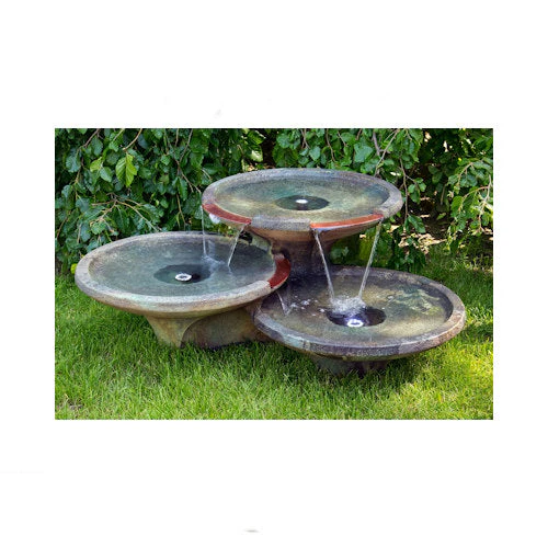 Reflections Three Bowls Garden Fountain