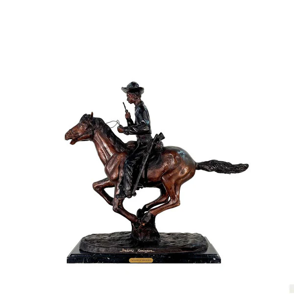 Remington 'Trooper of the Plains' Bronze Statue