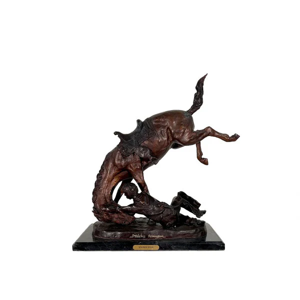 Remington 'Wicked Pony' Bronze Statue
