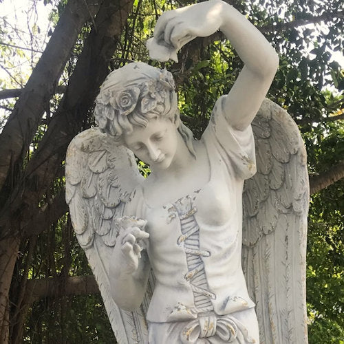 Renaissance Angel Garden Life-Size Statue 63" H - Image 2