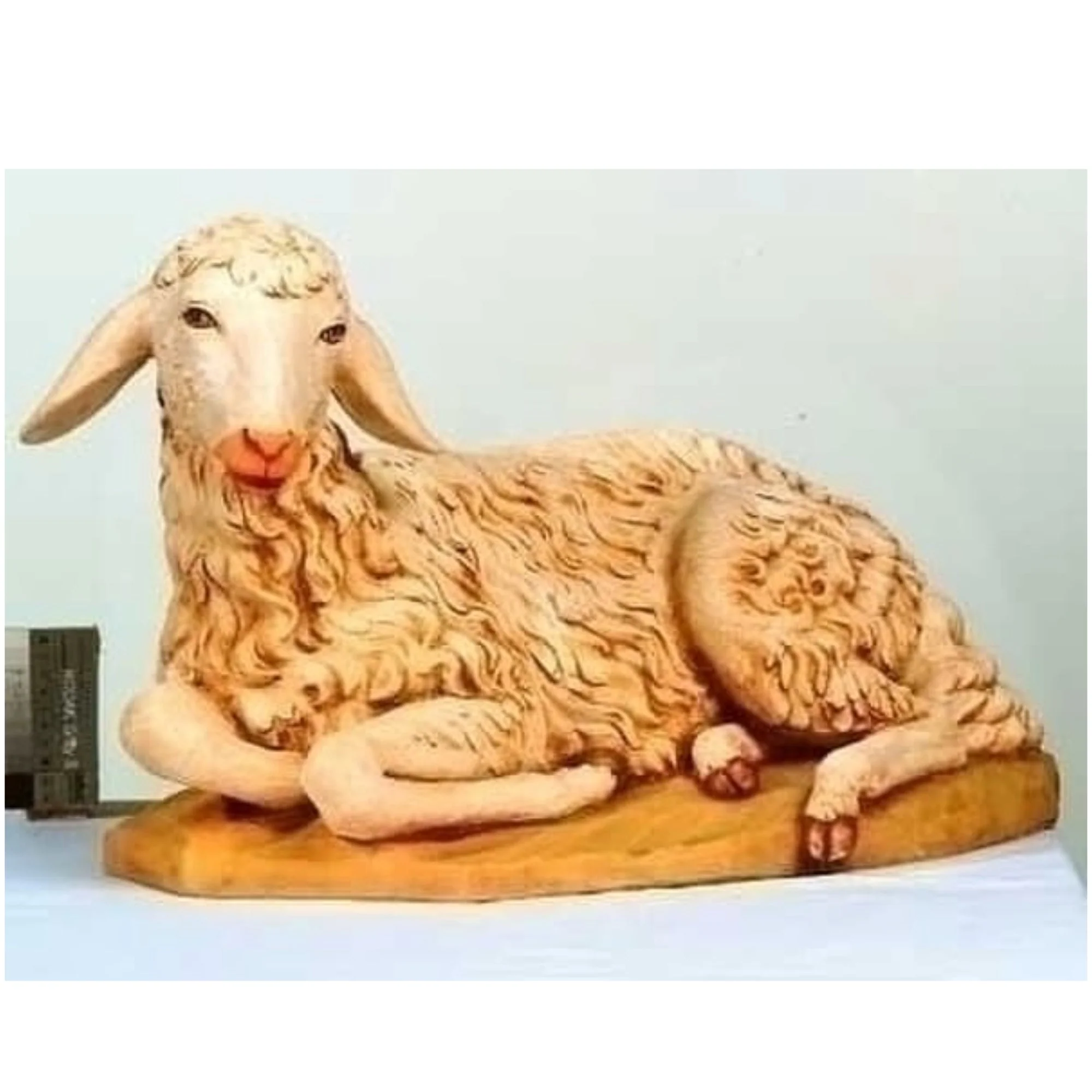 Resting Sheep Sculpture Nativity Large