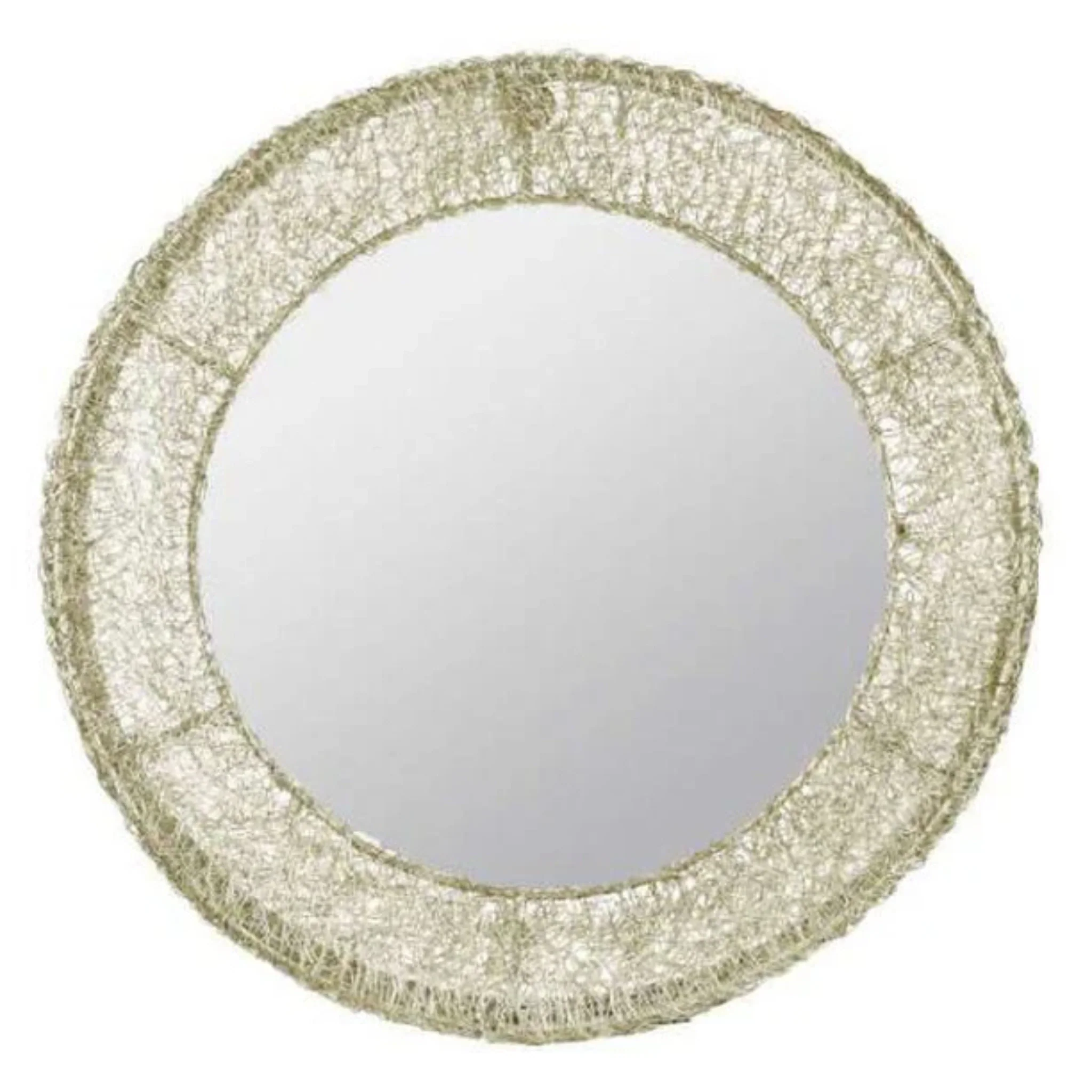 Richey Round Decorative Mirror Aged Gold