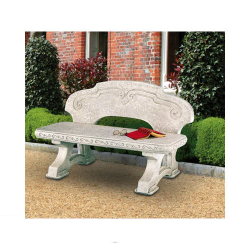 Riolo Garden Bench – 54" Classical Outdoor Seating with Back