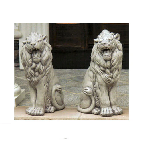 Roaring Sitting Lion Left & Right Set - Image 4