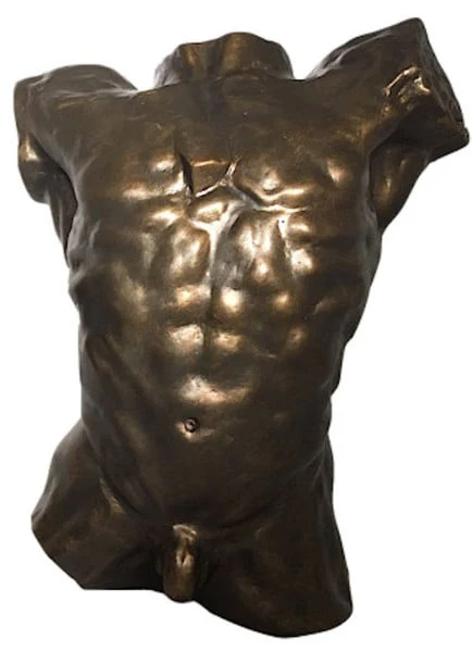 Rodin Male Nude Torso Statue Reproduction
