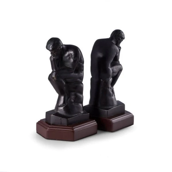 Rodin Thinker Bookends By Rodin 8" H - Image 2