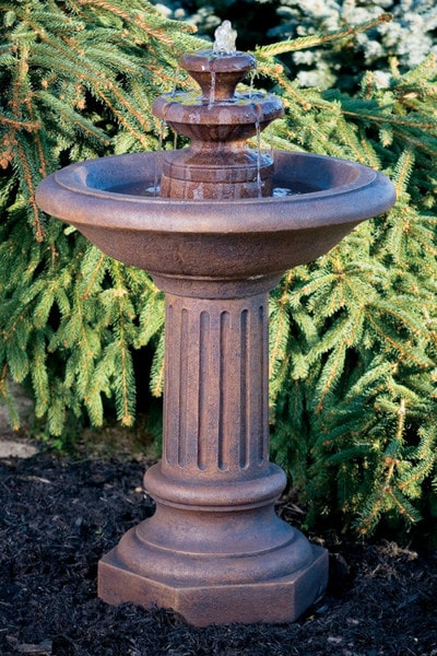 Roman Fluted Fountain 37.75" High - Image 3