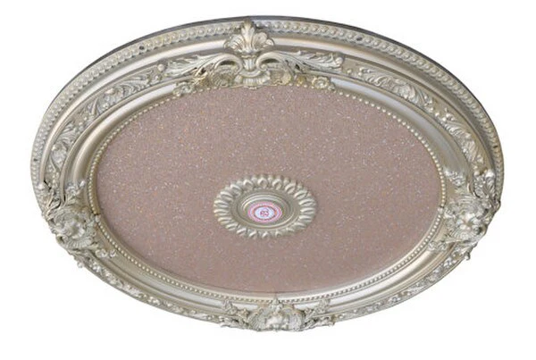 Rose Gold Round Ceiling Medallion 36 Inch - Image 3