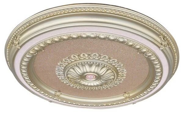 Rose Gold Round Ceiling Medallion 47 Inch - Image 3