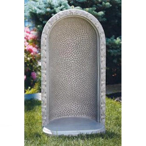Round Embossed Dot Grotto Garden Niche 34" High - Image 2