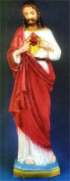Sacred Heart Of Jesus, Colored 32" High