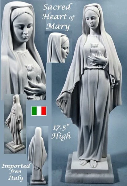 Sacred Heart Of Mary 17.5" High