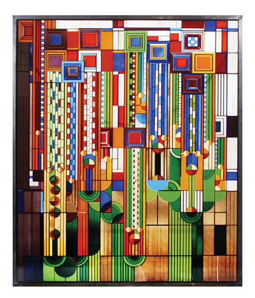 Saguaro Forms & Cactus Flowers Wall Hanging by Frank Lloyd W