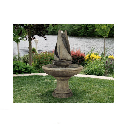 Sail Away Cement Garden Fountain 52" High - Image 4