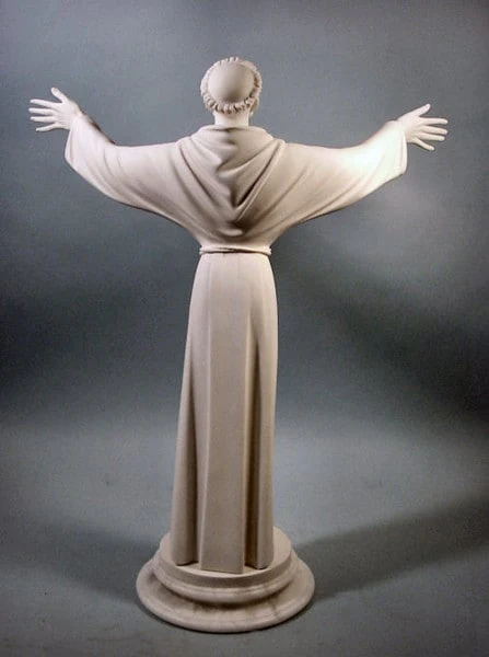 Saint Francis Sculpture 26" High - Image 4