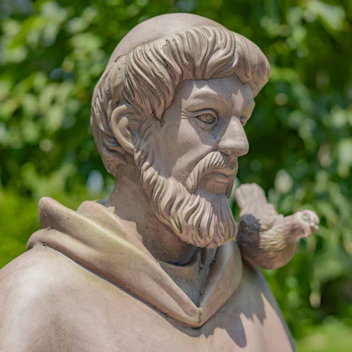 Saint Francis Sitting Birdbath Garden Statue 30" H - Image 7