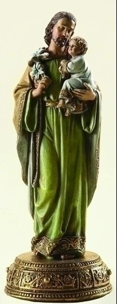 Saint Joseph Statue with Prayer Drawer Scroll - Image 2