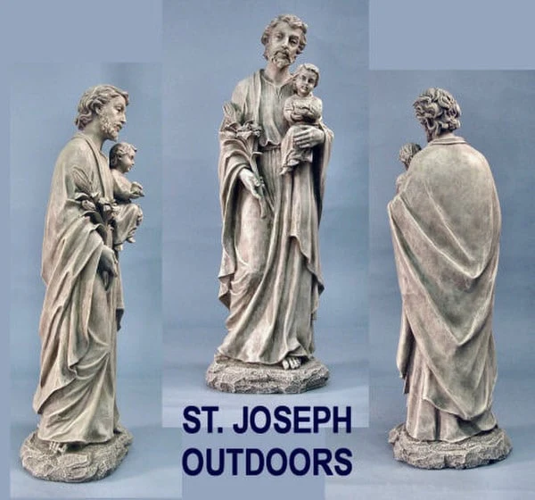 Saint Joseph With Child 20" High - Image 2
