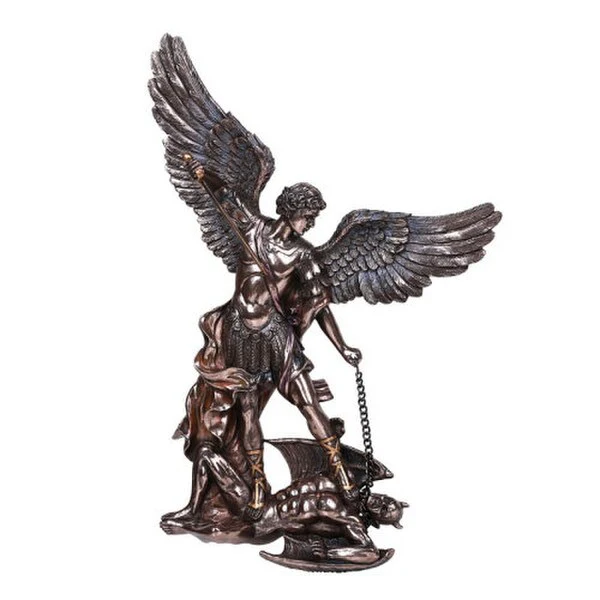 Saint Michael Sculptural Statue 15" High