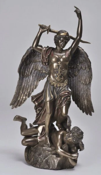 Saint Michael Sculpture 10" High