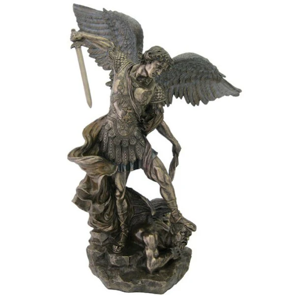 Saint Michael Sculpture 25" H