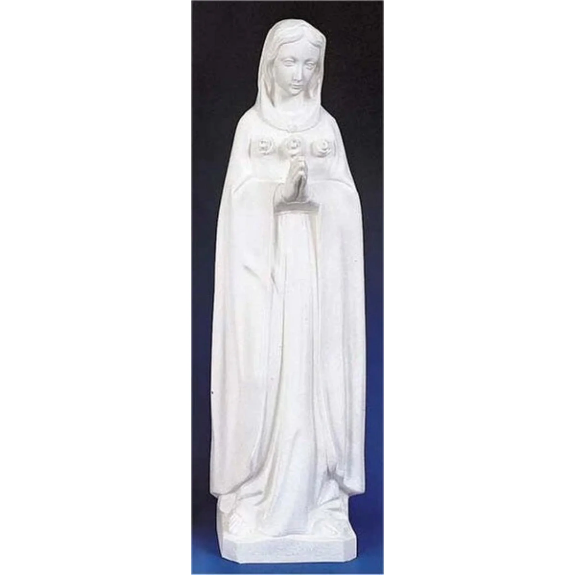 Saint Rose Mystica White 24" High