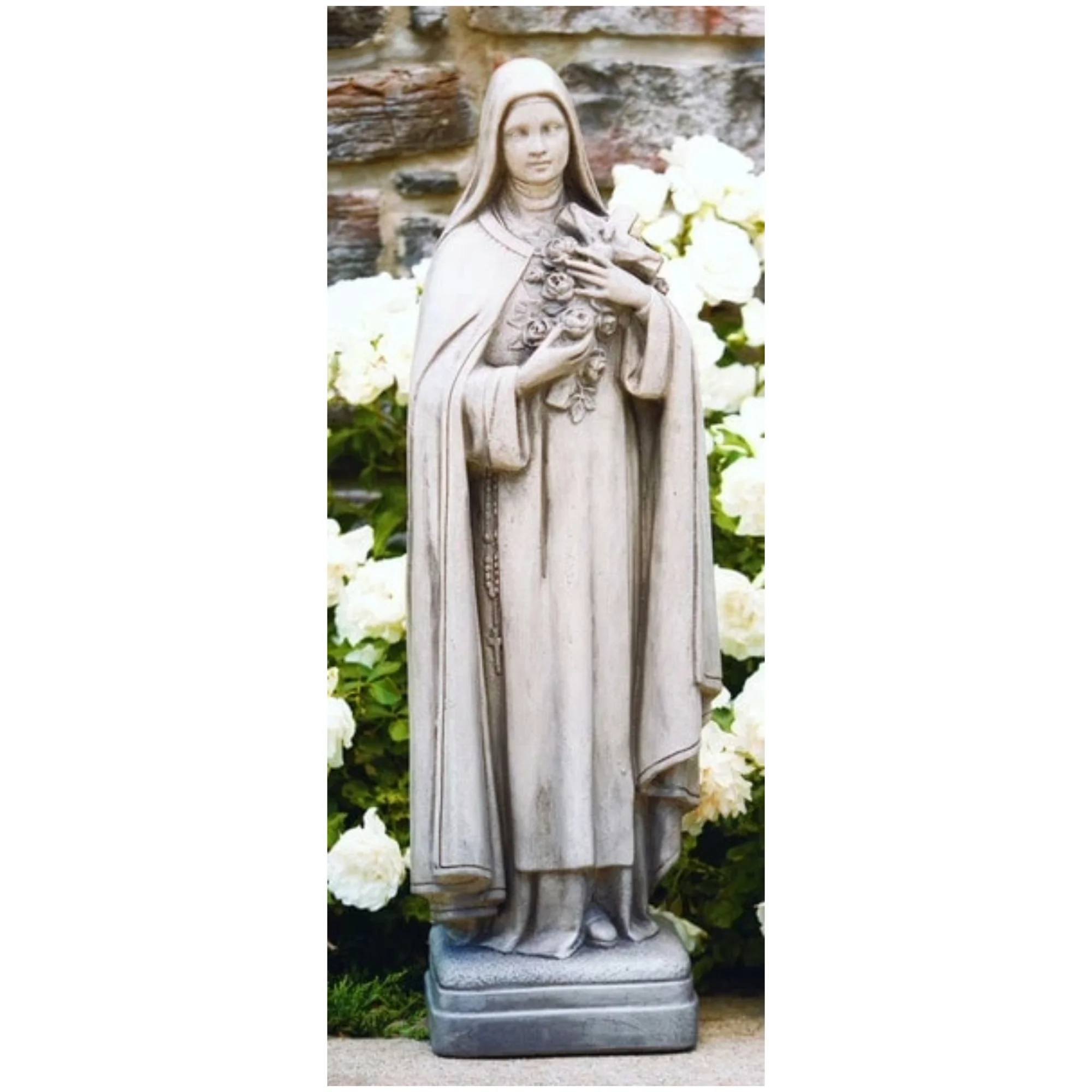 Saint Therese - Theresa Sculpture 25" H - Image 2