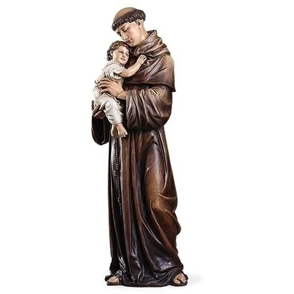 Saint Anthony With Child Sculpture 37" High