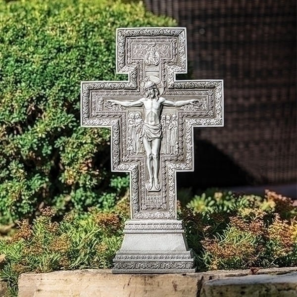 San Damiano Cross Garden Sculpture