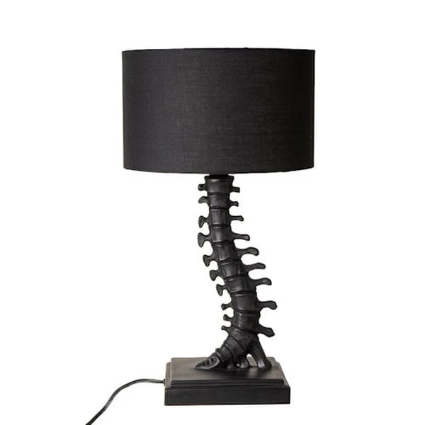 Sculptural Curved Vertebrae Spine Decorative Lamp