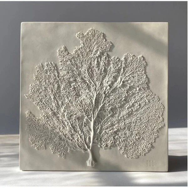 Sea Fan III Wall Plaque Sculpture