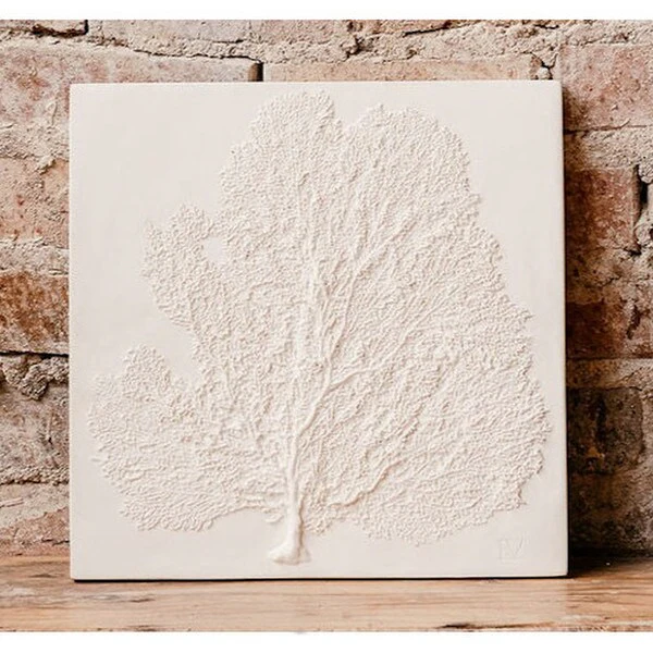 Sea Fan IV Wall Plaque Sculpture