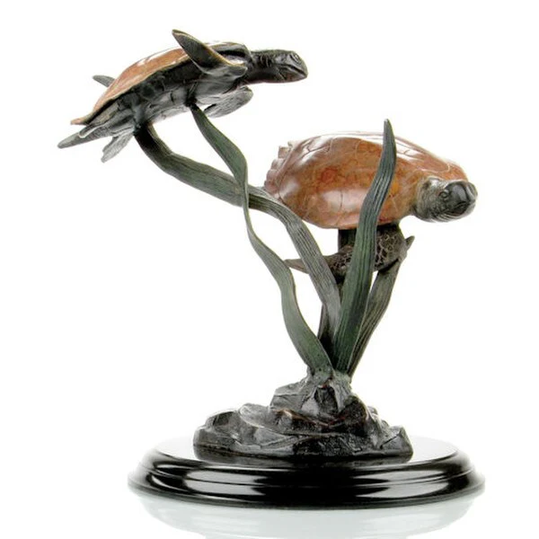 Sea Grass Tango DoubleTurtles Sculpture